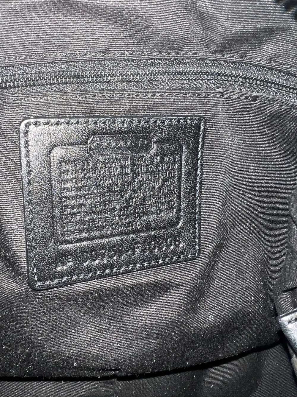 Coach Vintage Soho Hobo Black Leather Bag